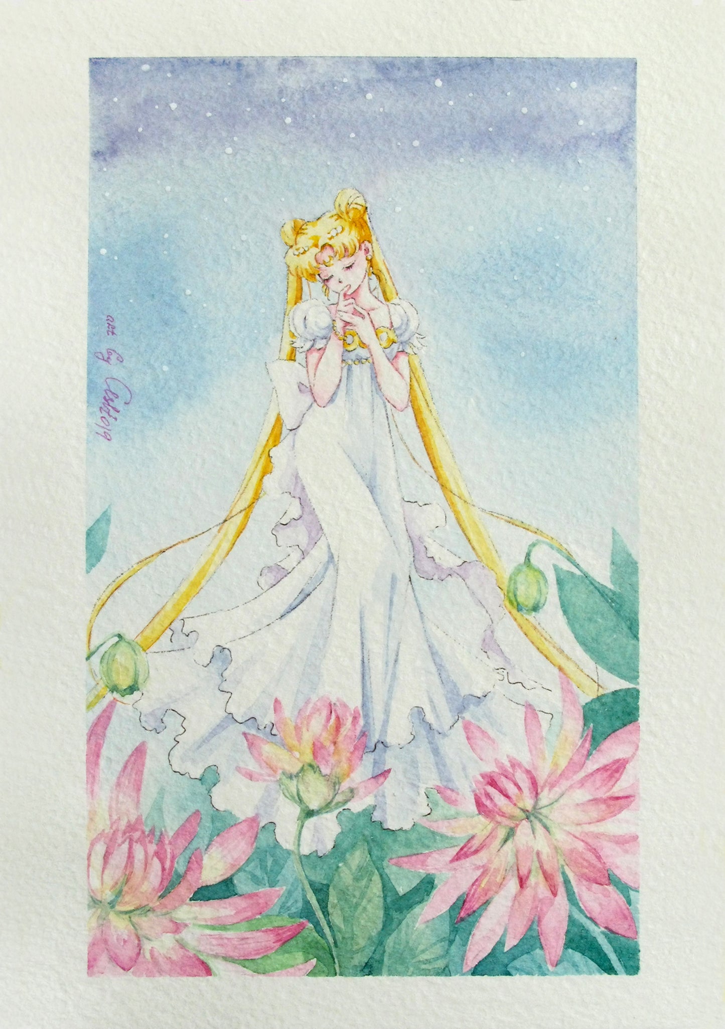 Postcard "Watercolour dream"