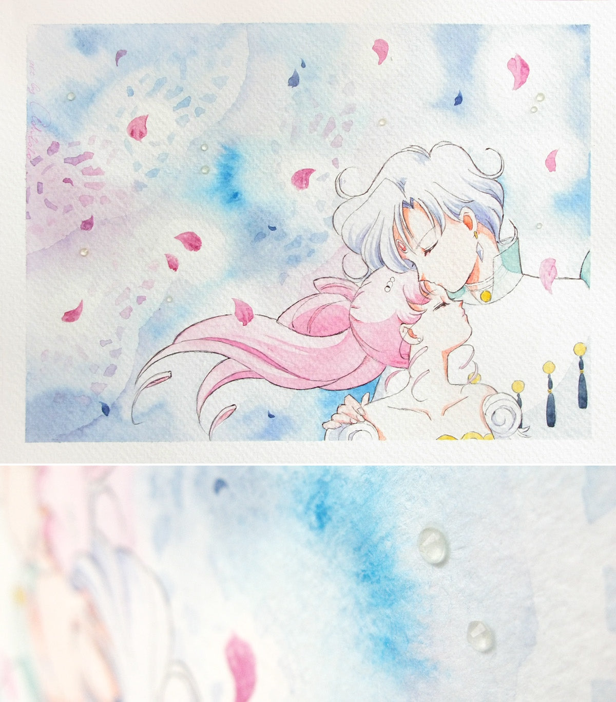 Fanart "Daydreaming", 2019. Postcard / print