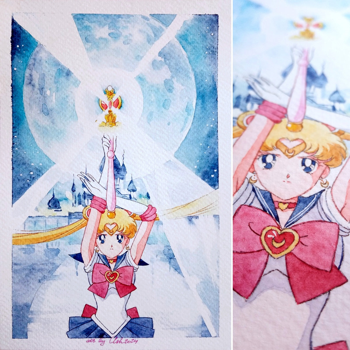 Postcard "Moon power"