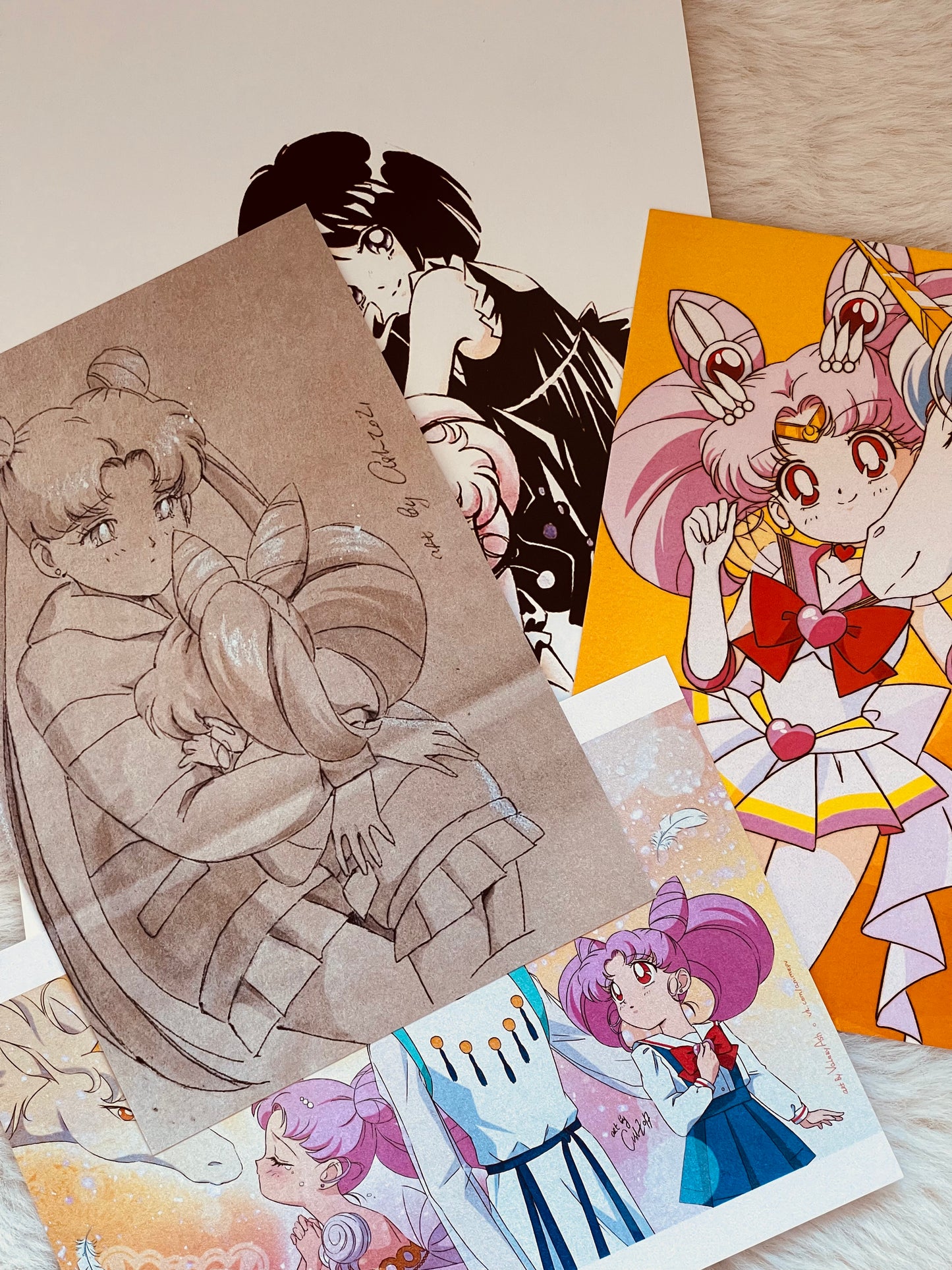 Inventory cleanup - Poster, Postcards, Holographic stickers(5 items)