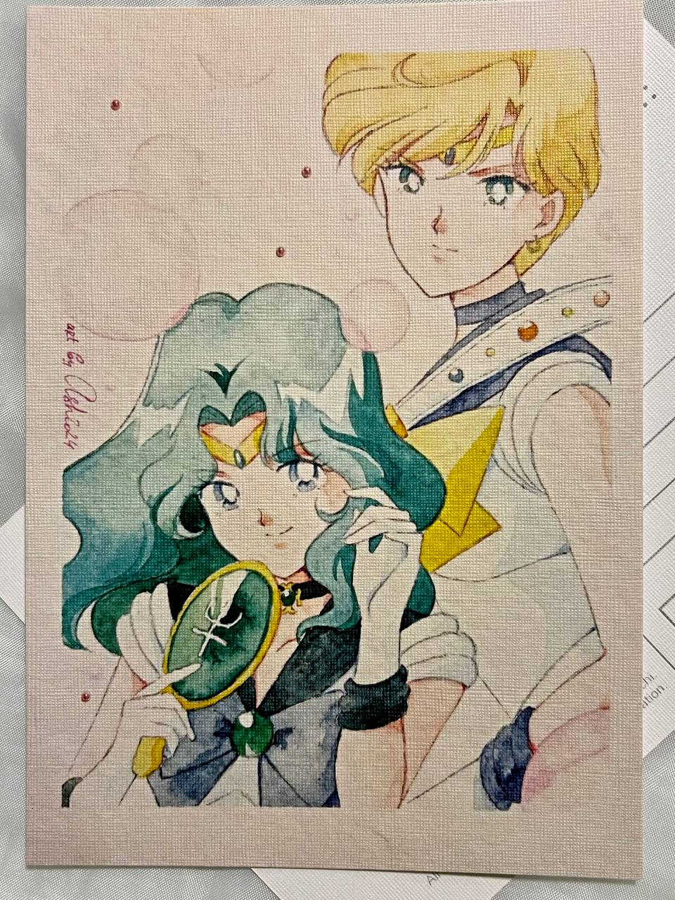 Postcard "Protecting the world"