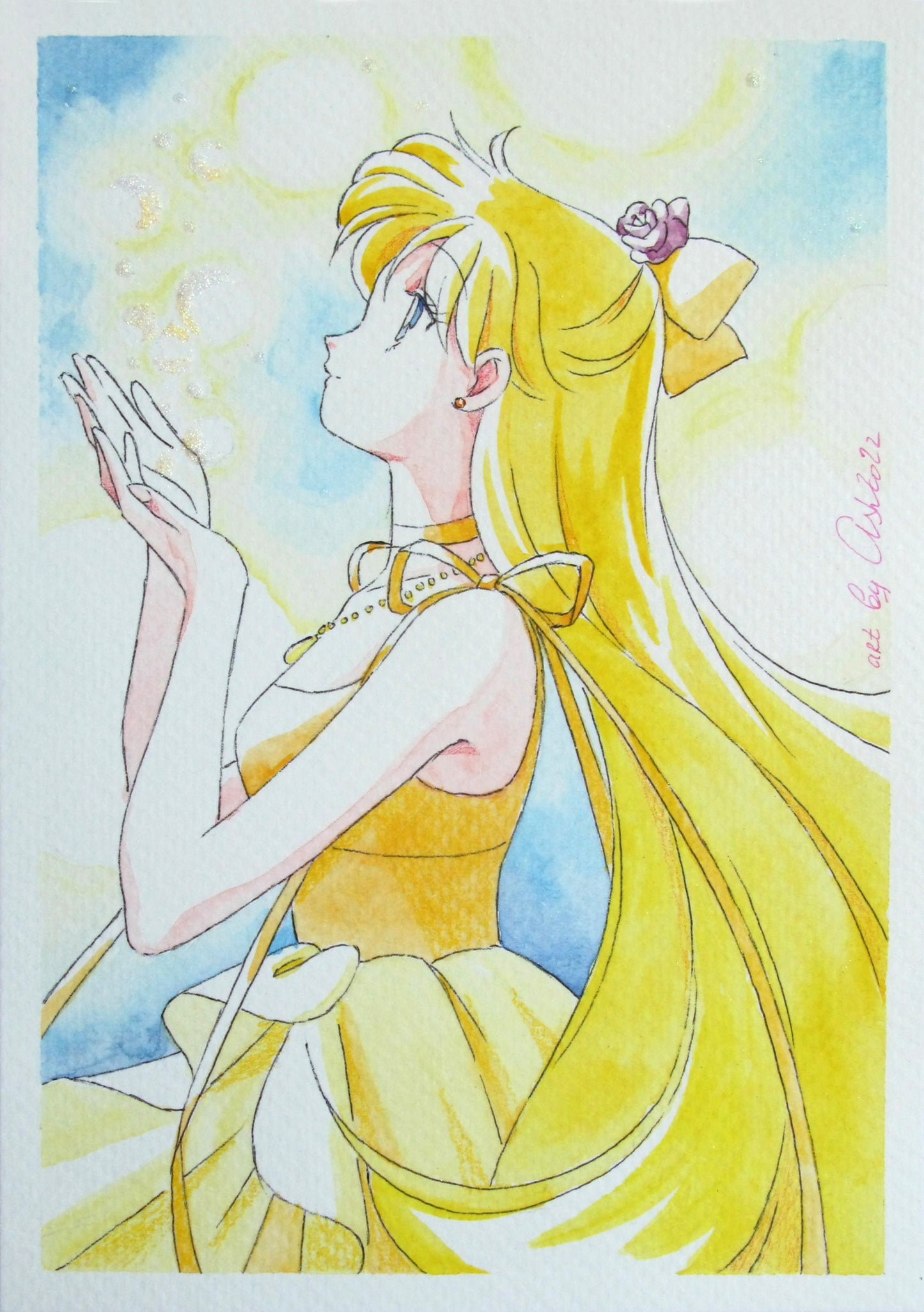 "Magic" by Valery ASH, 2022. Watercolour print