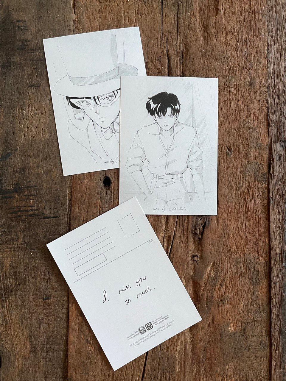 Postcards "You are so far" by Valery ASH, 2020