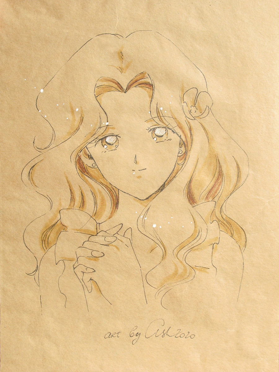 Fanart by Valery ASH, 2020. Watercolour print