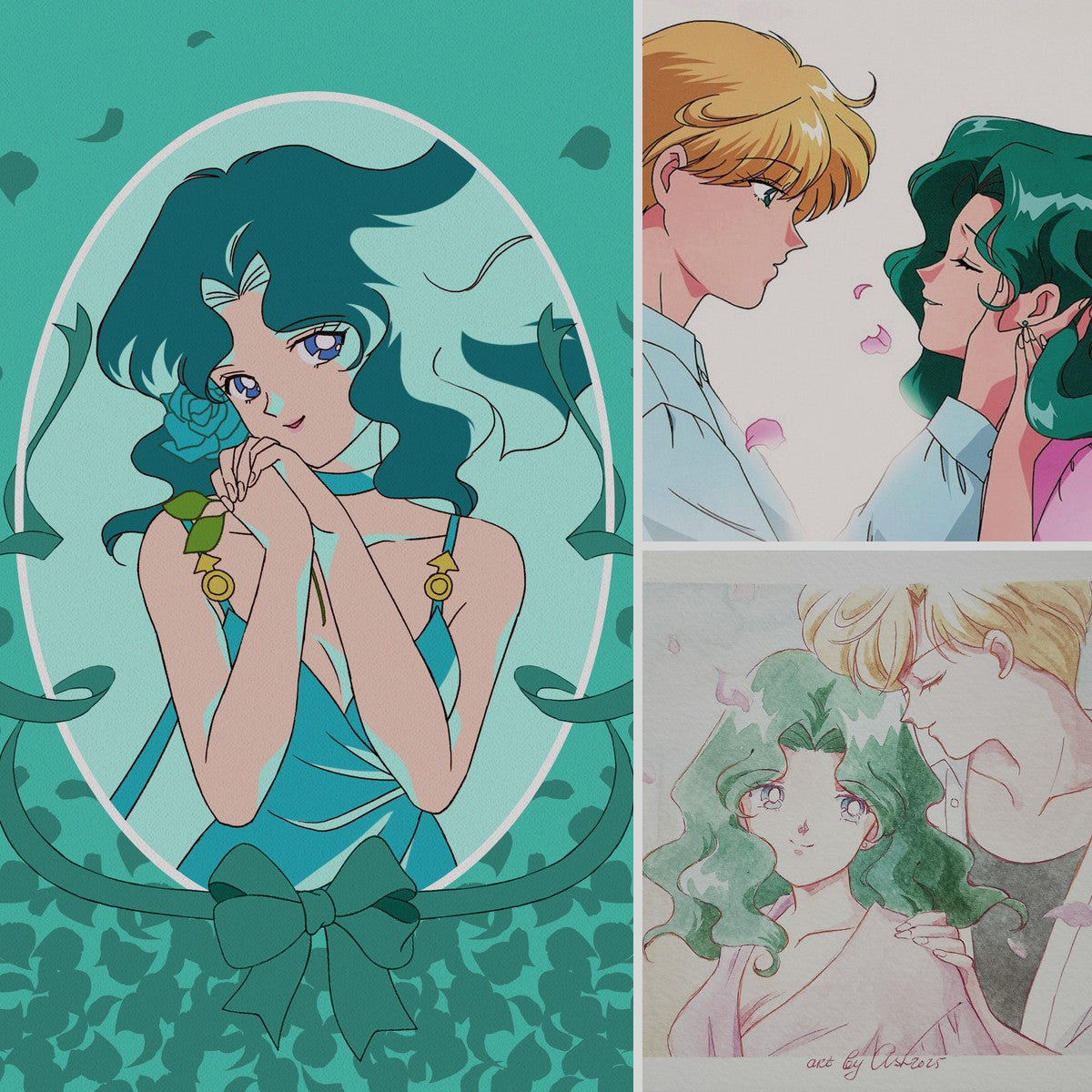 Sailor Neptune fan art by Valery ASH