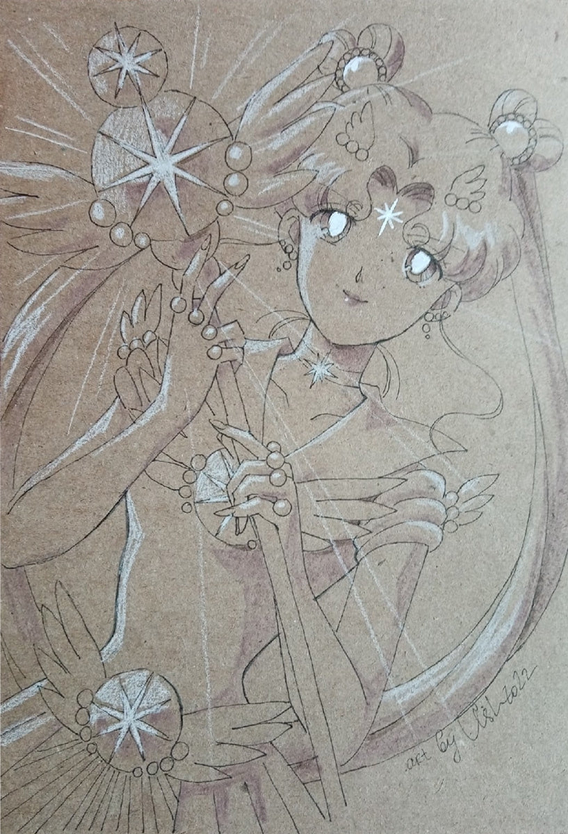 Sepia series. Fanart by Valery ASH, 2022. Print