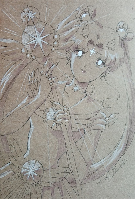Sepia series. Fanart by Valery ASH, 2022. Print