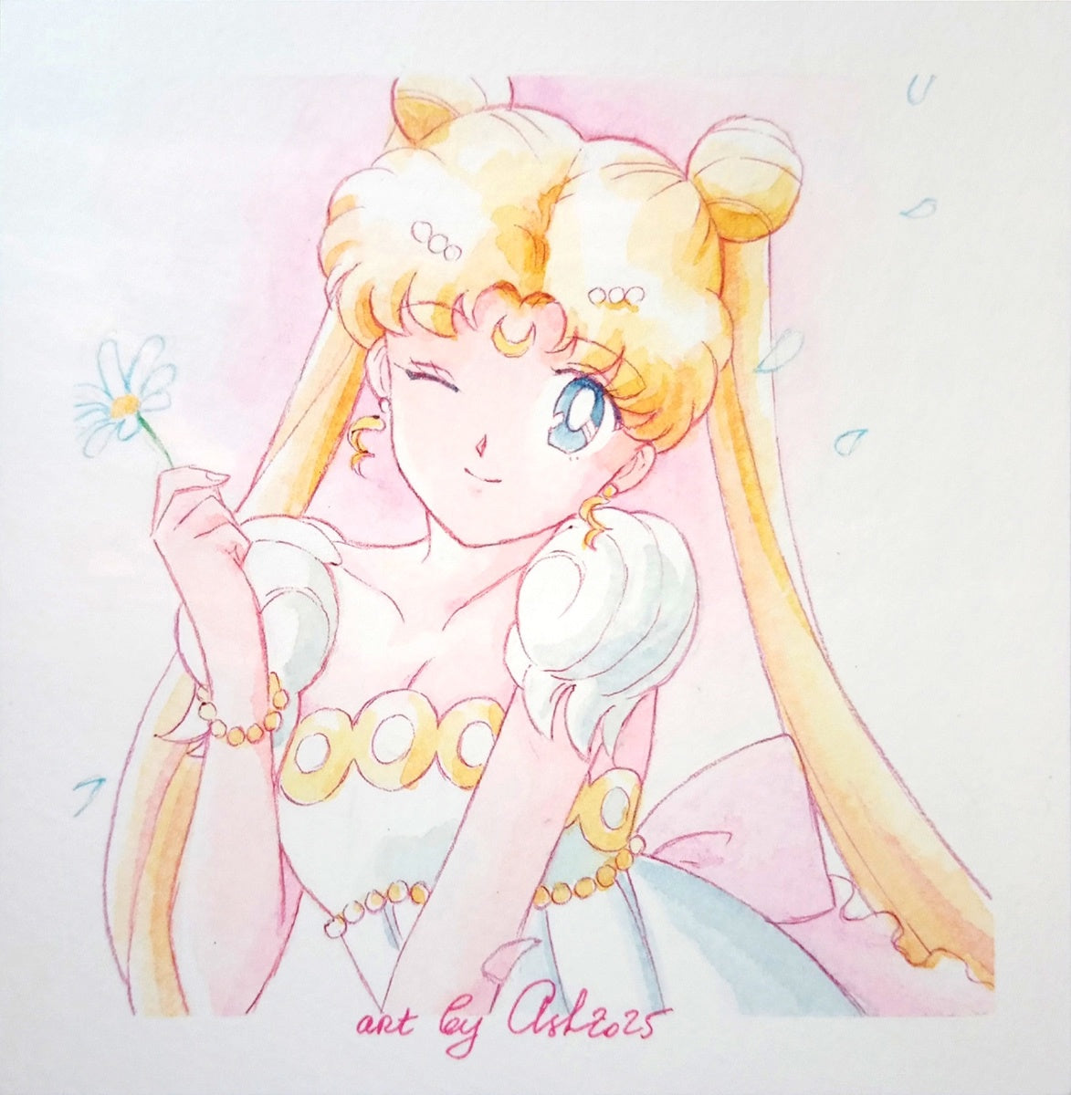 "Two Queens" by Valery ASH, 2025. Two complementary postcards