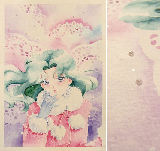 Postcard "Snow flakes"