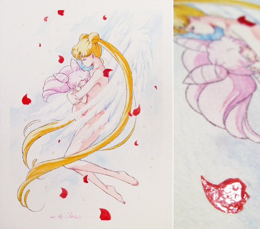 Fanart "The Warmth of Hugs", 2021. Postcard / print