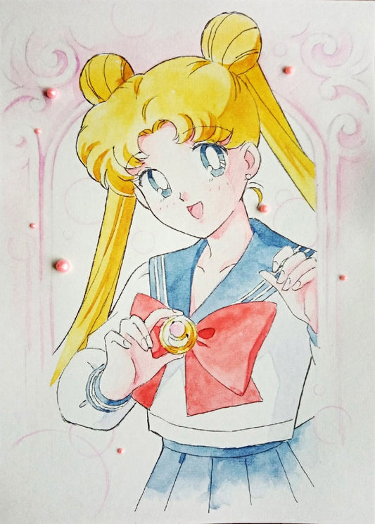 Postcard "Magic brooch"