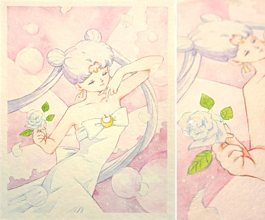 Fanart "Queen", 2023. Postcard / print