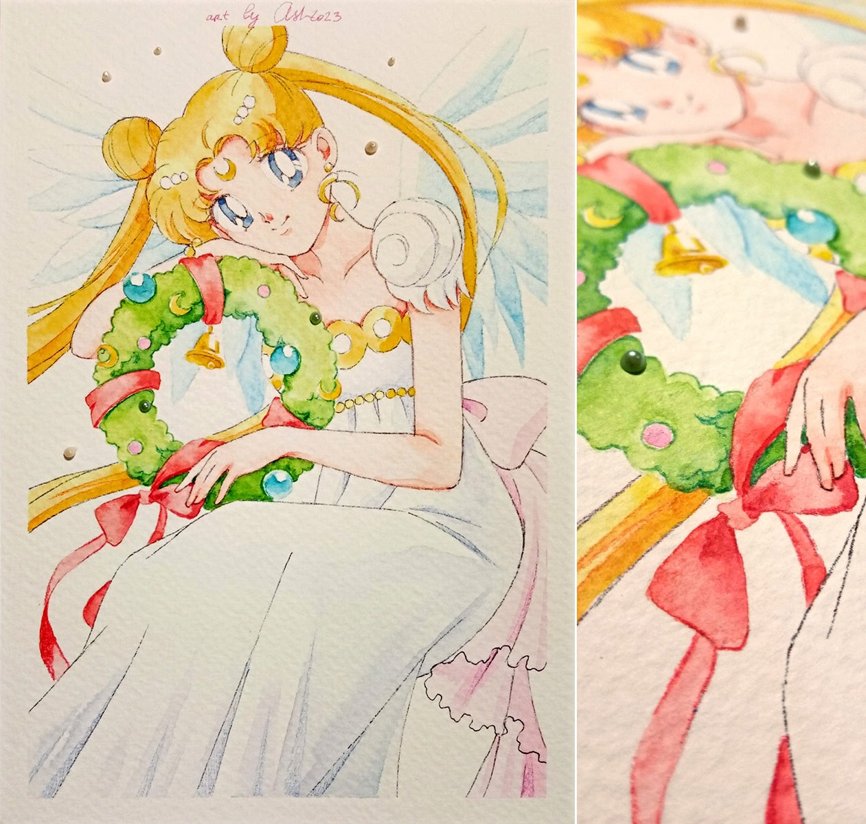 Postcard "Christmas for princess"