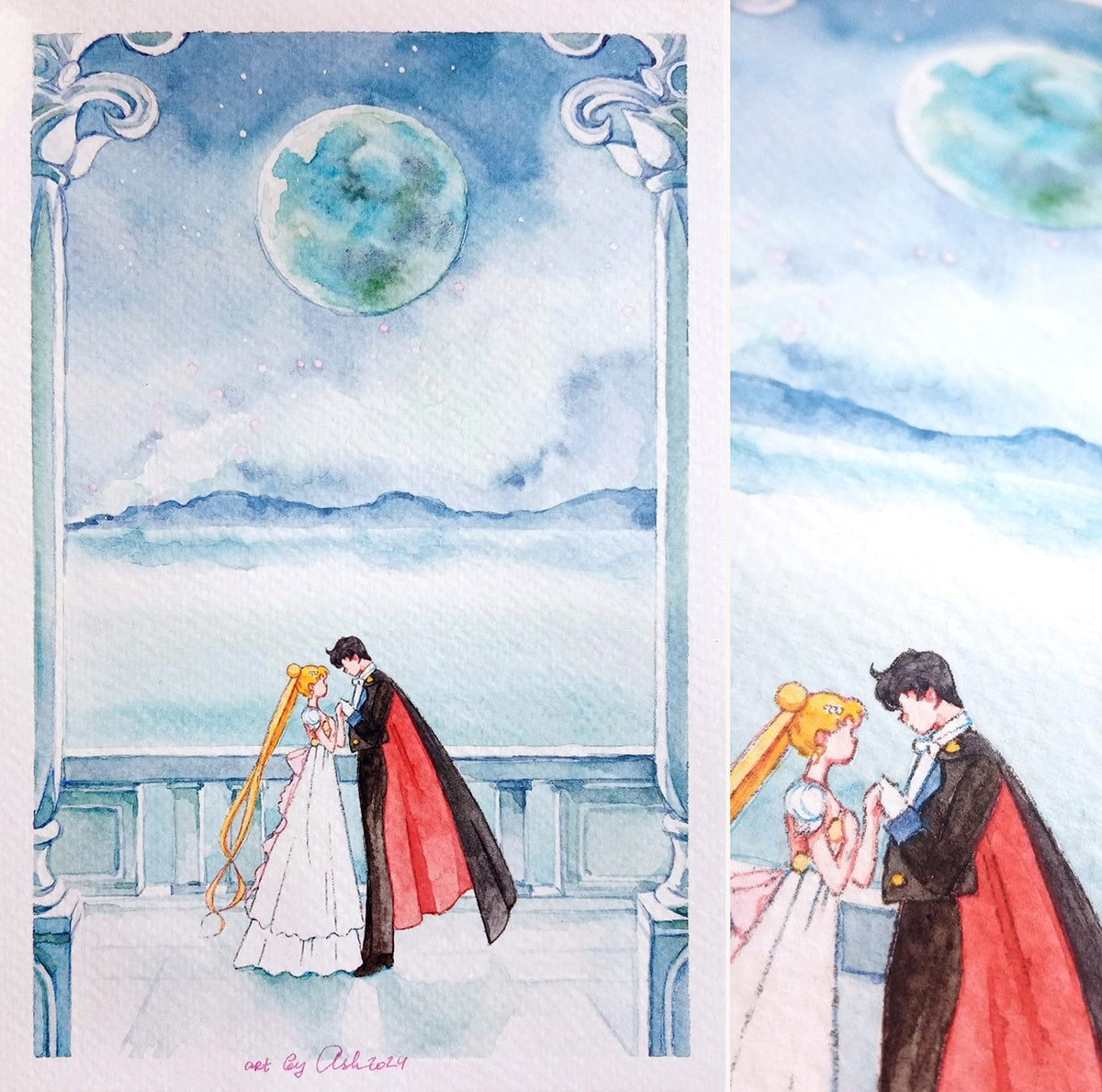 Postcard "Two in the universe"