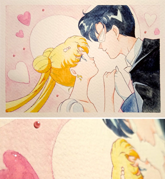 Postcard "Lovers"