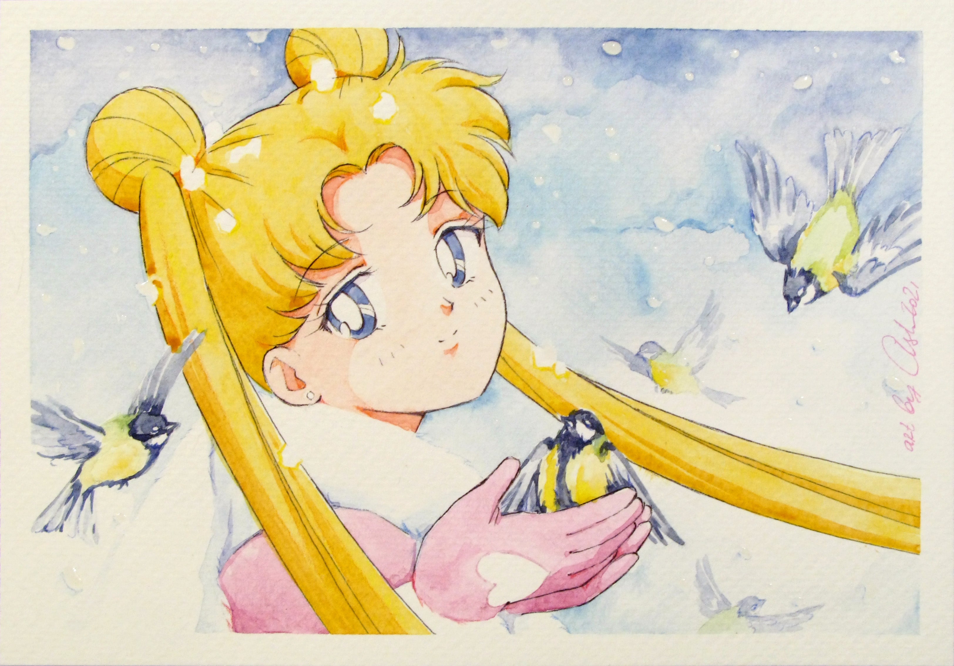 Original watercolor art