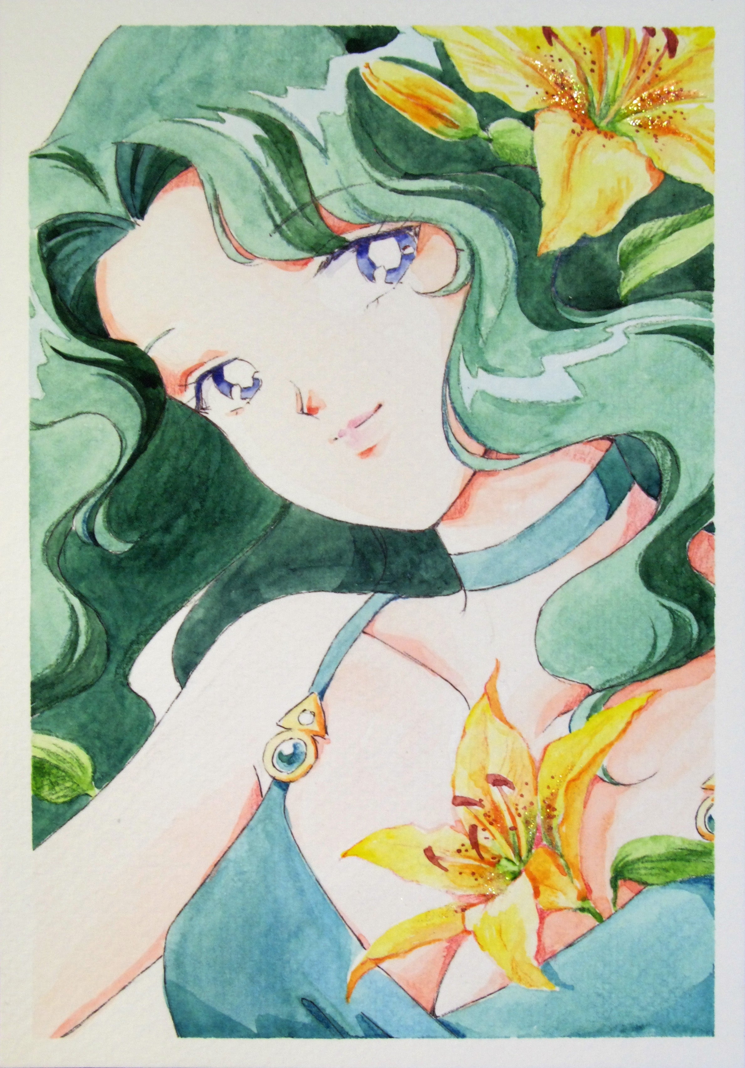 Postcard "Lilies"