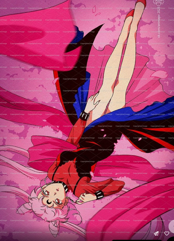 Postcard "Dark Lady"