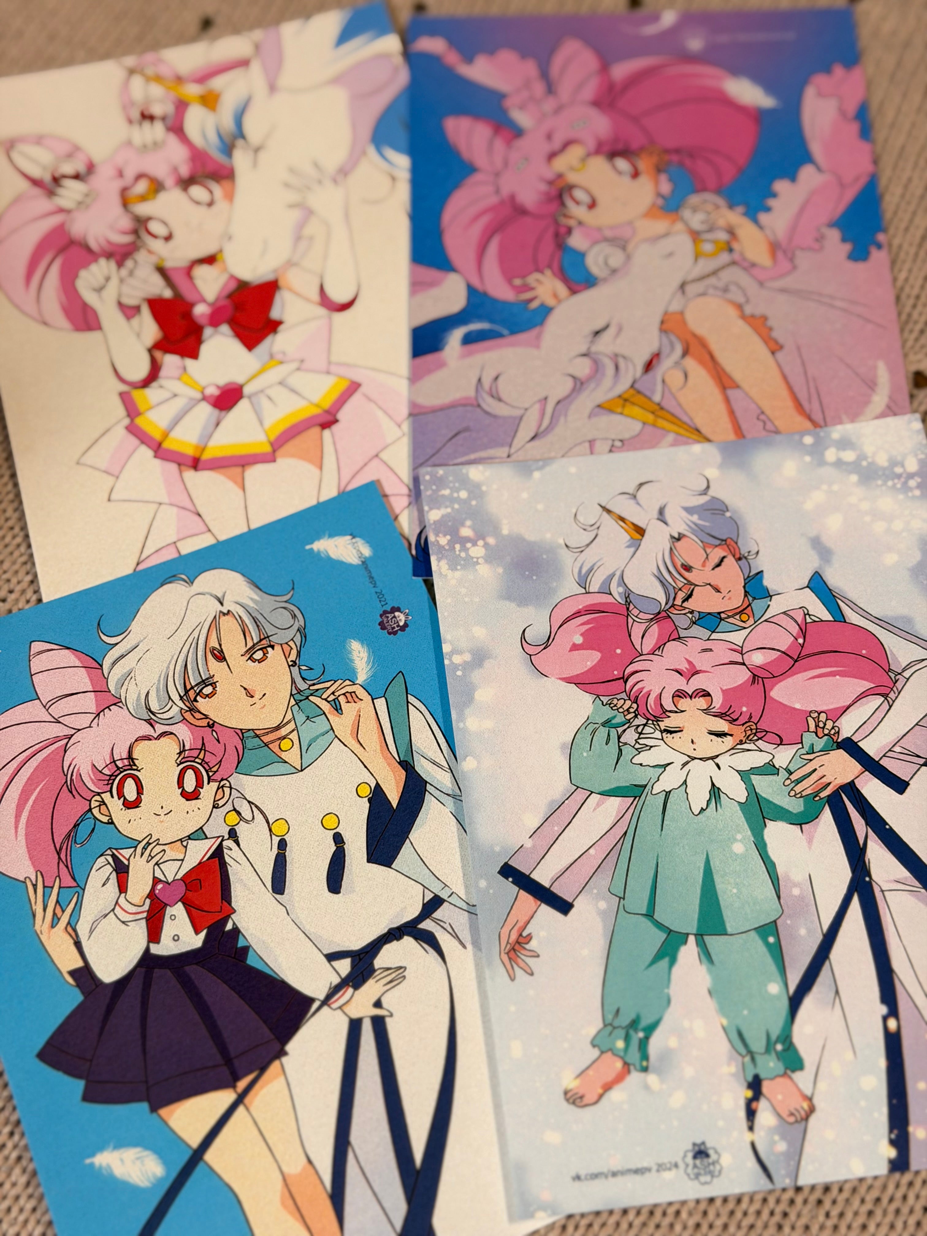 Moonlight Holiday Set "Kyoto" (4 postcards)