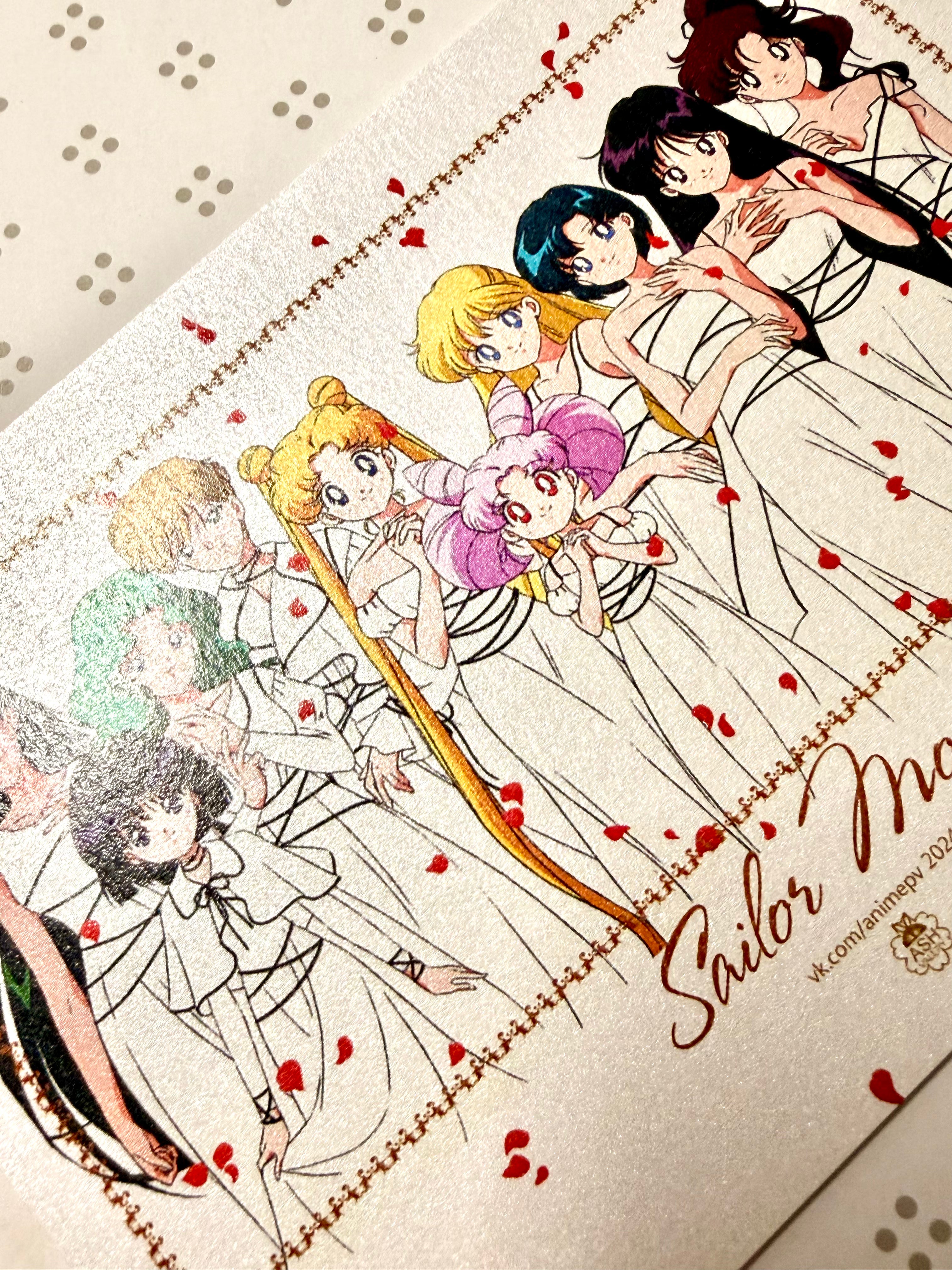 Moonlight Original Set "Sendai" (1 original art, 9 postcards)