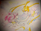 Moonlight Original Set "Sendai" (1 original art, 9 postcards)