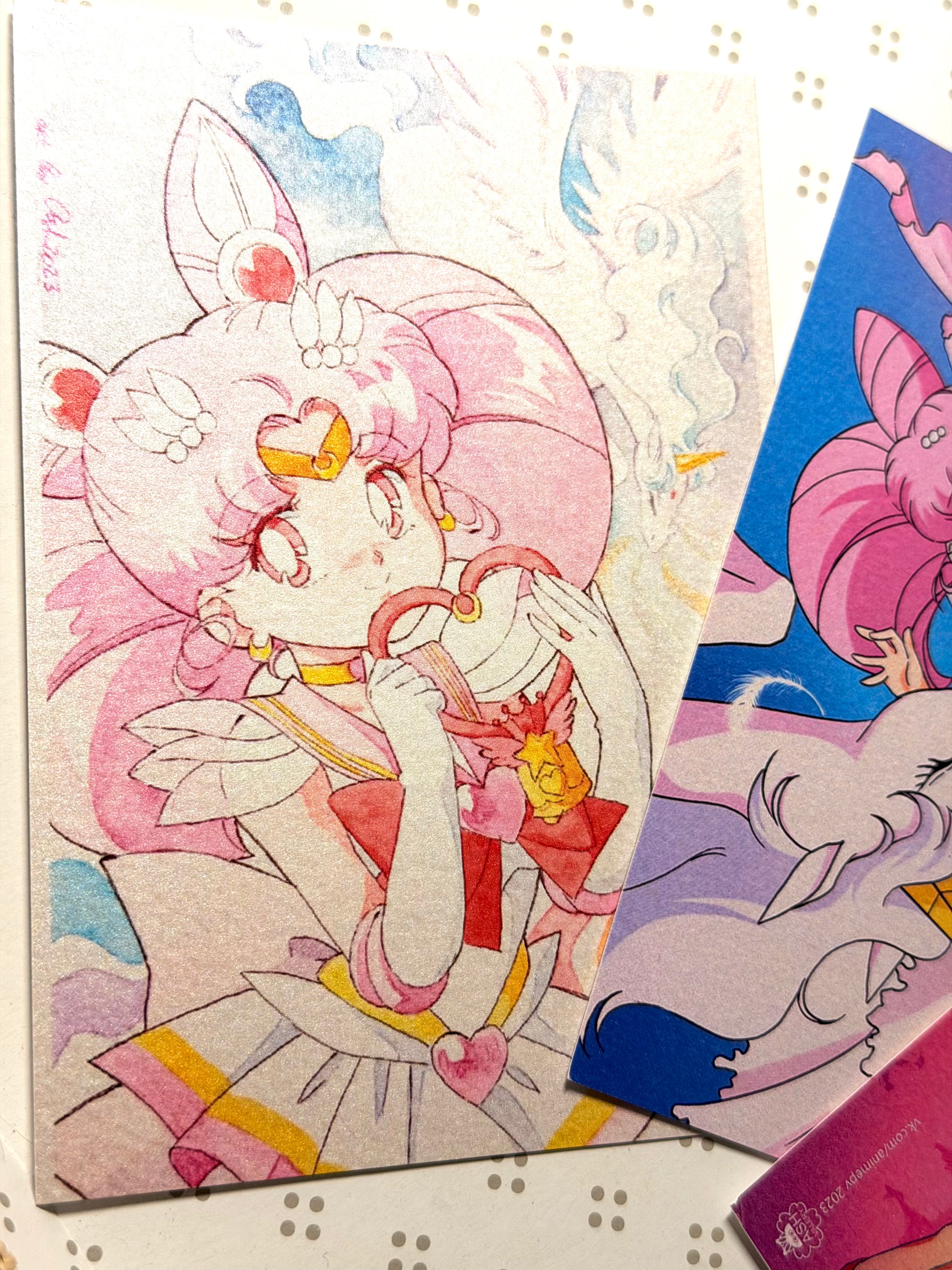 Moonlight Original Set "Sendai" (1 original art, 9 postcards)