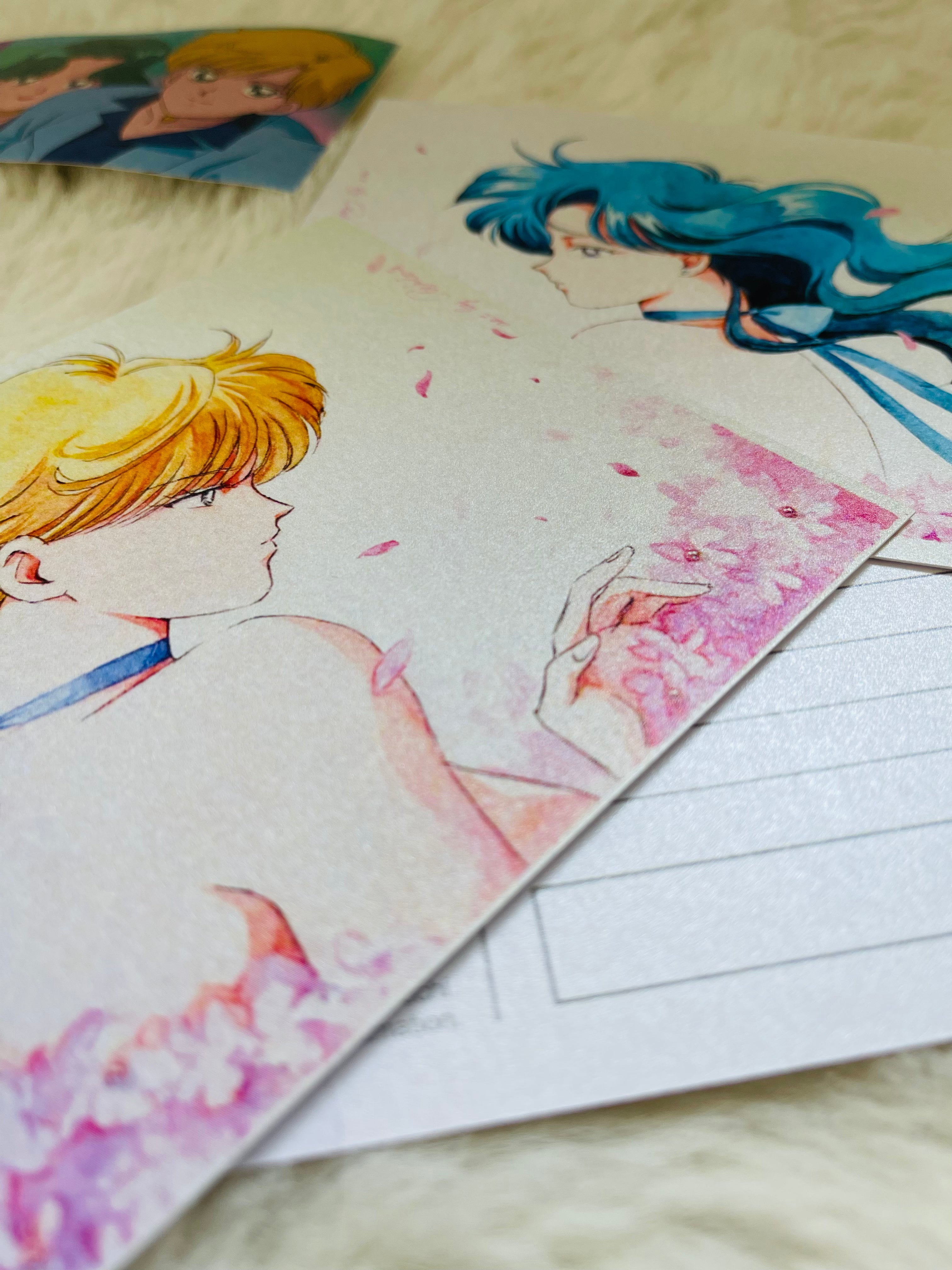Postcards set + sticker (3 items)