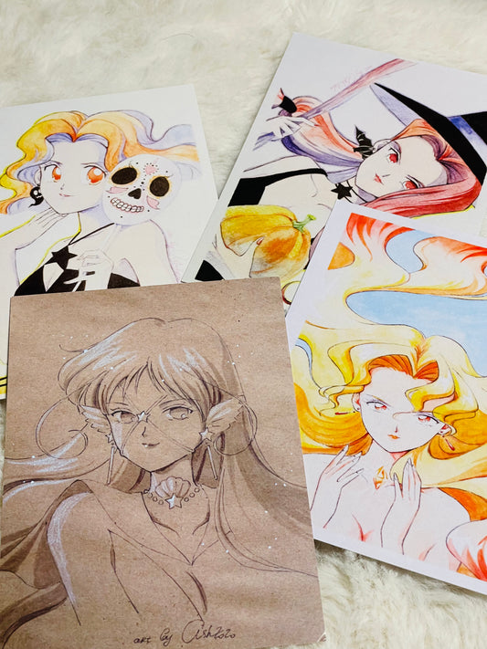 Inventory cleanup - Postcards set (4 items)