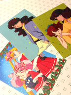 Moonlight Original Set "Naniva" (1 original art, 4 postcards)