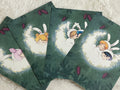 Inventory cleanup - Set of Thin Postcards: "Sleeping Bunnies" (4 items)