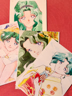 Moonlight Holiday Set "Yokohama" (1 watercolor, 3 postcards)