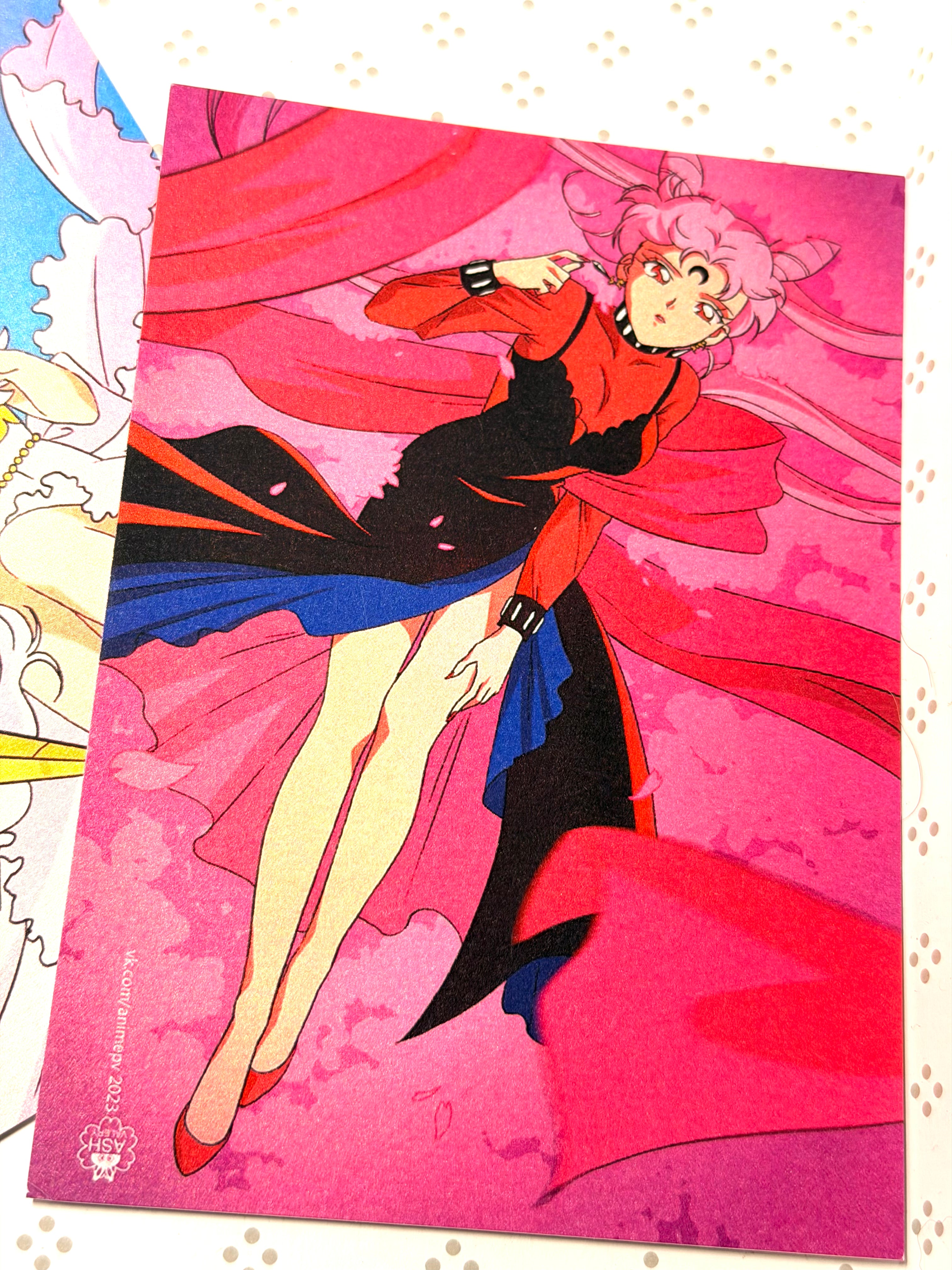 Moonlight Original Set "Sendai" (1 original art, 9 postcards)