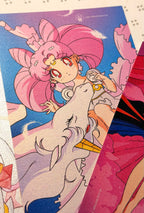 Moonlight Original Set "Sendai" (1 original art, 9 postcards)