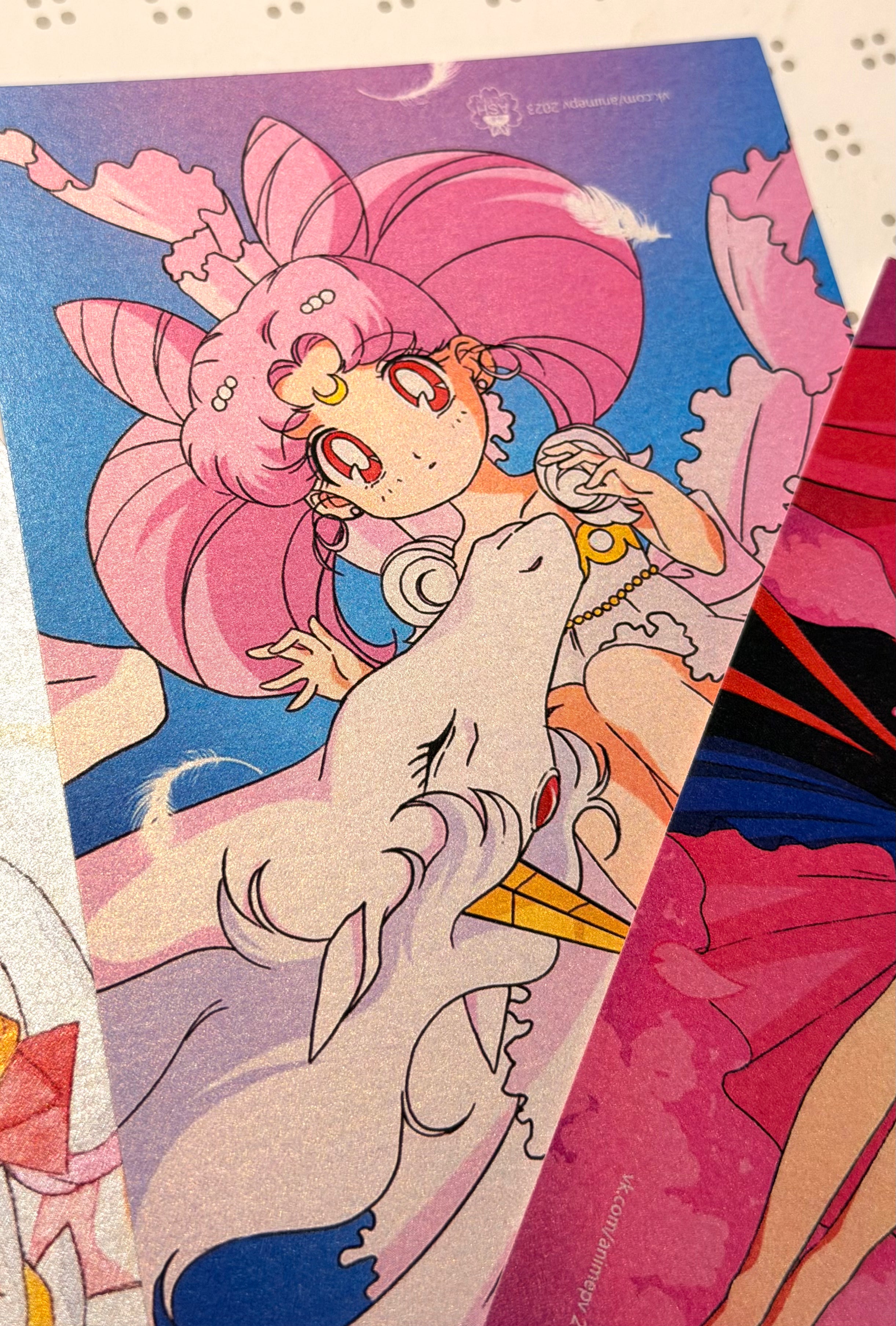 Moonlight Original Set "Sendai" (1 original art, 9 postcards)