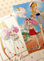 Moonlight Original Set "Sendai" (1 original art, 9 postcards)