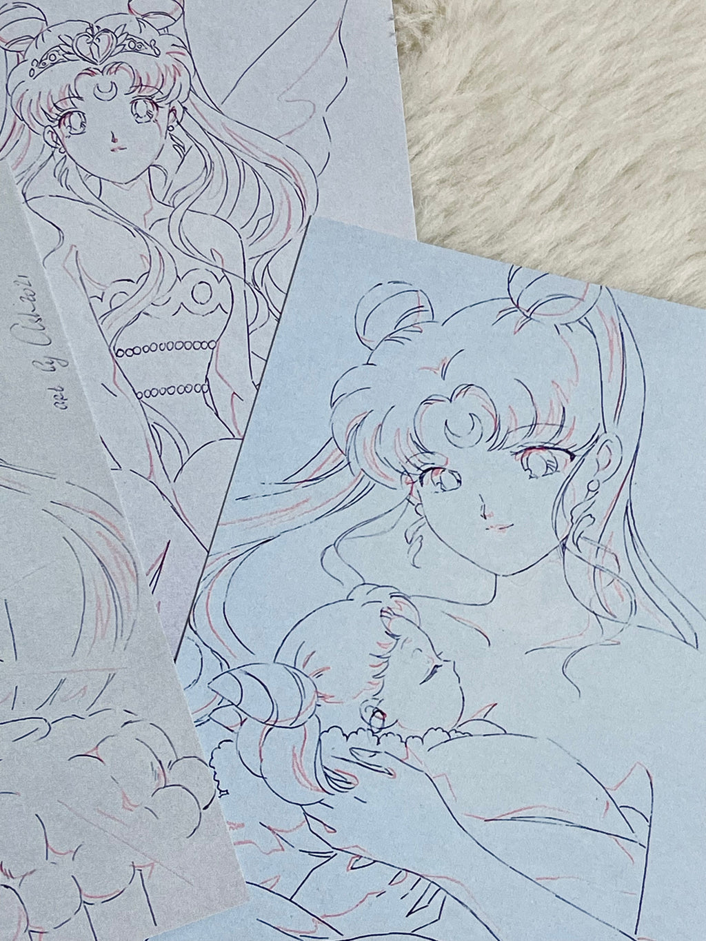 Inventory cleanup- “Mother Queen", set of 3 postcards