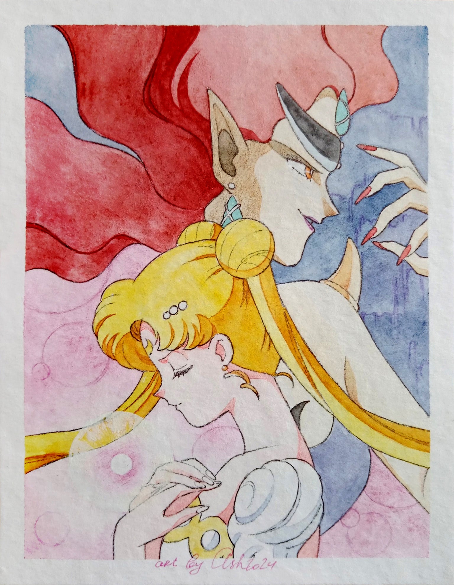 Fanart "The Day of the Great Battle", 2024. Postcard