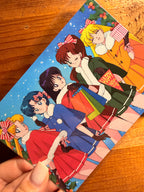 Moonlight Holiday Set "Fukuoka" (1 watercolor, 1 postcard)