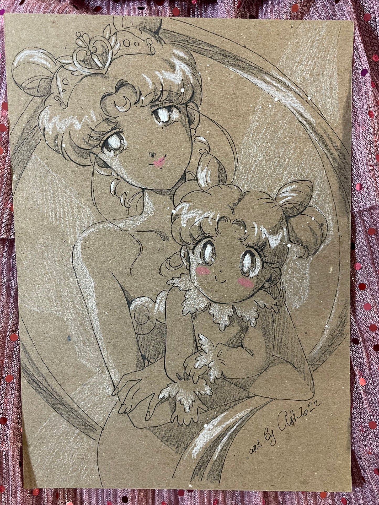 Sketch, original art "Mommy"