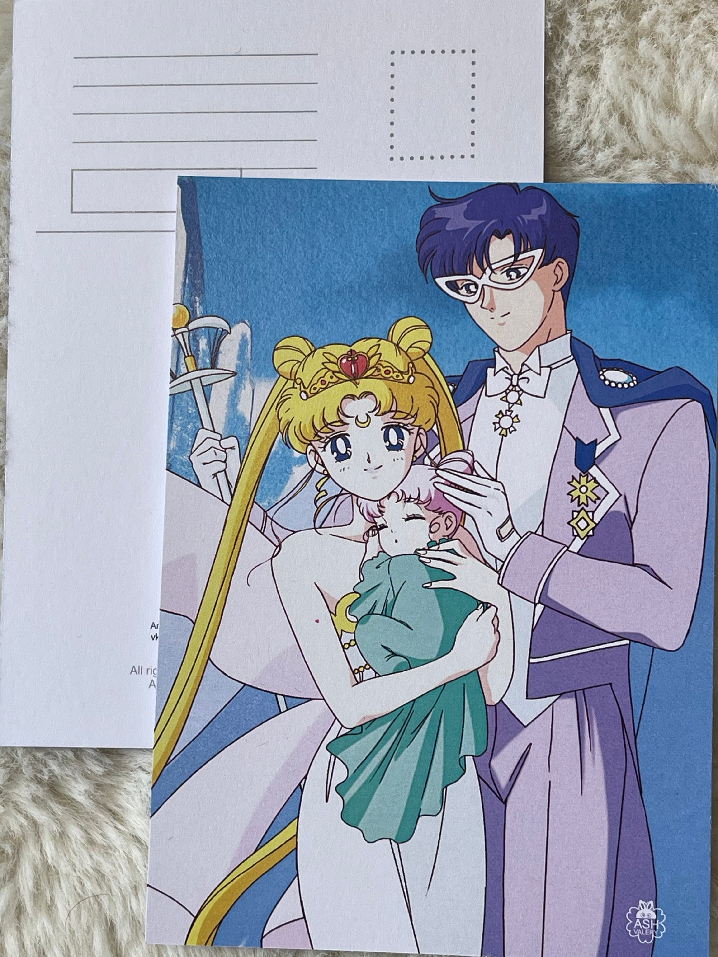 Postcard "Crystal Tokyo Family II”