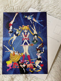 Fanart "Sailor senshi", 2025. Postcard