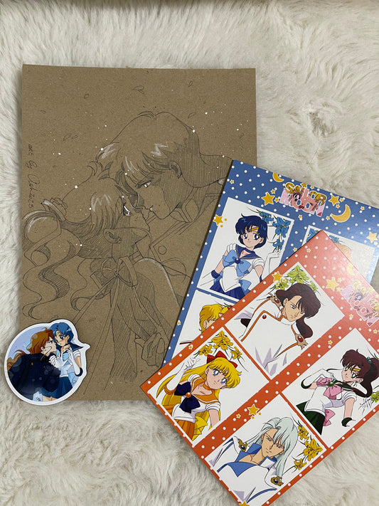 Inventory cleanup - Pencil original sketch of GenSen (+ 3 items)