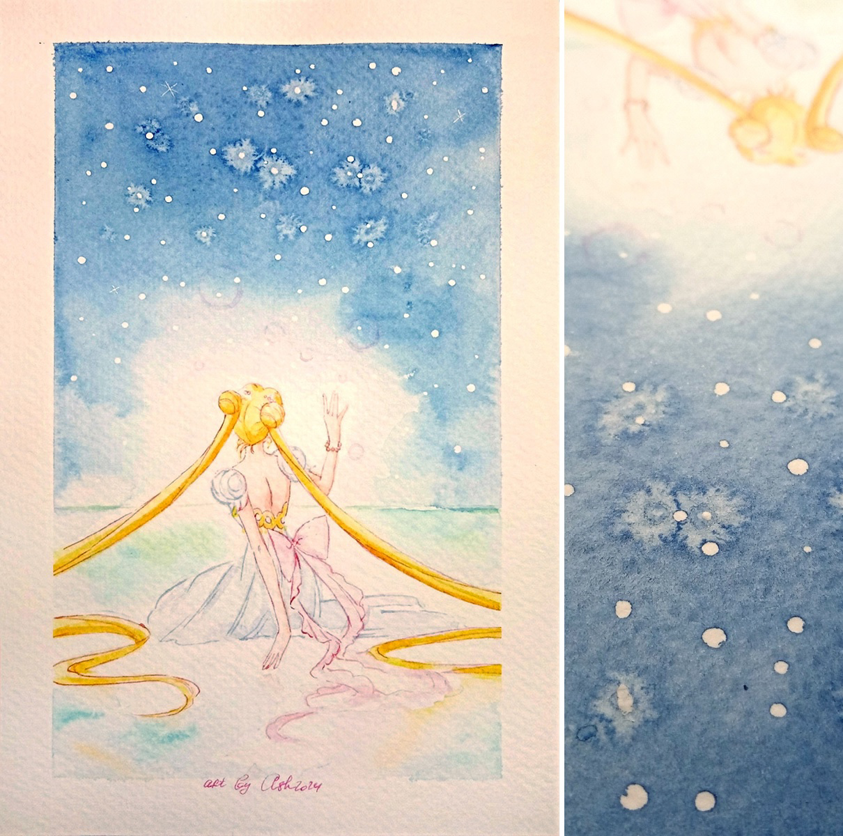 Postcard "Snowflakes"