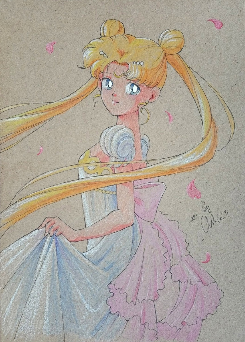 Fanart "Serenity", 2023. Postcard