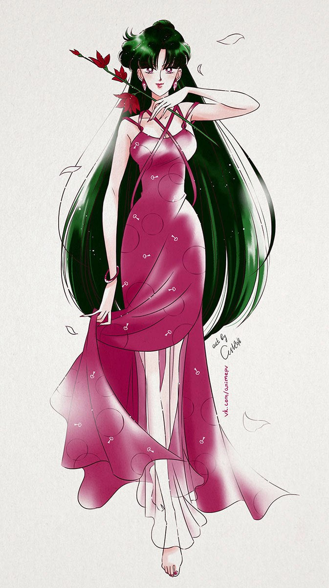 "Pluto" by Valery ASH. Panoramic postcard (20×10 cm)