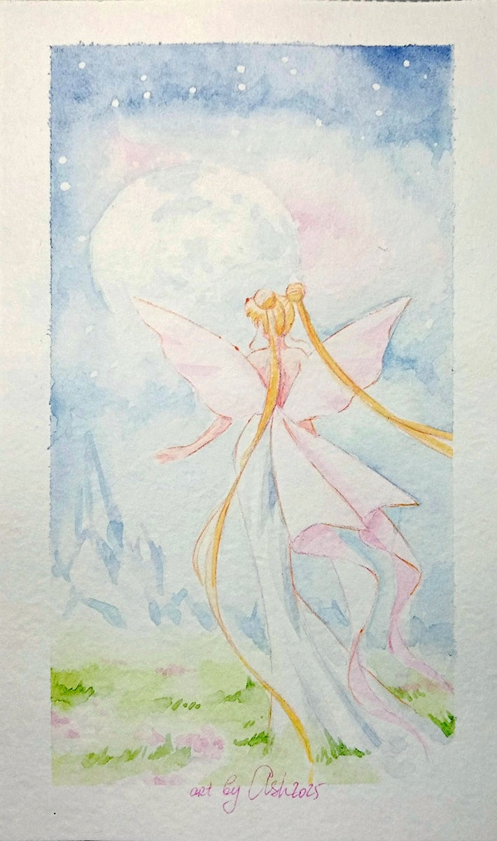 Fanart "Serenity", 2025. Postcard