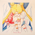 "I fight for peace" by Valery ASH, 2025. Square postcard