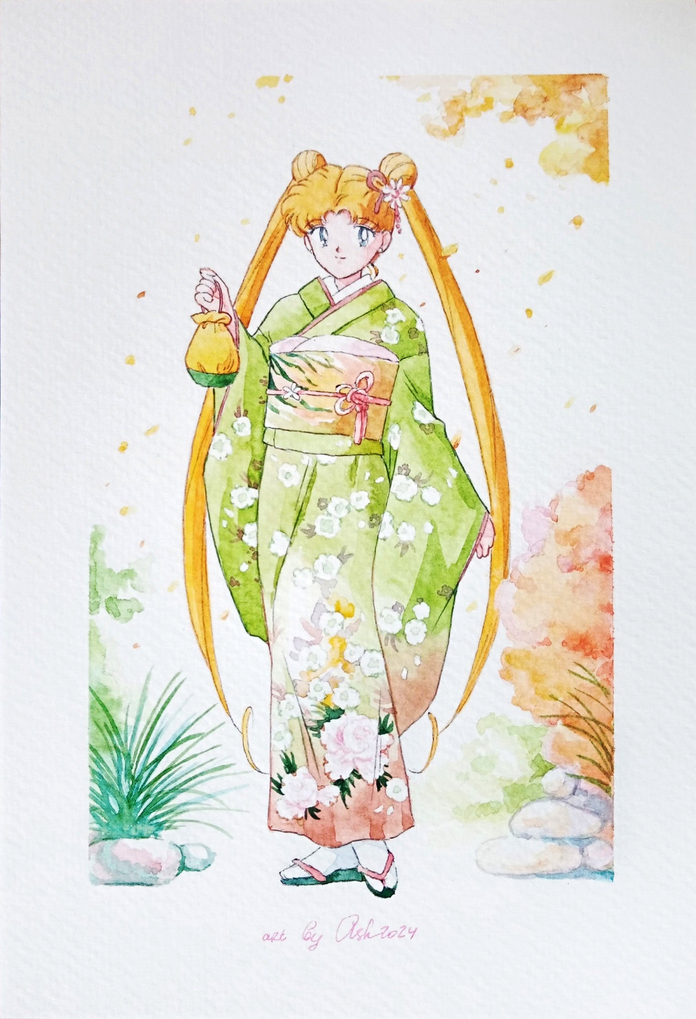 Fanart "Traditions", 2024. Postcard