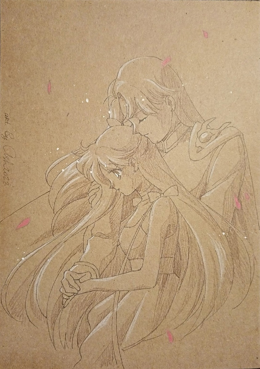 Postcard "Gensen. Sailor Venus and Kunzite"