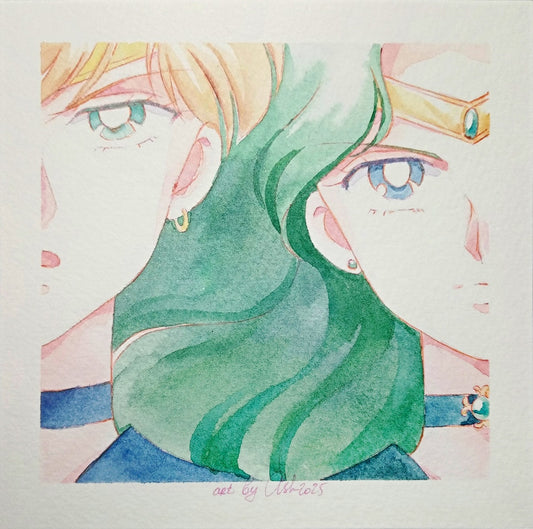"Together We Stand" by Valery ASH, 2025. Square postcard